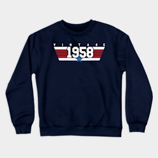 Vintage 1958 Aviator Crewneck Sweatshirt